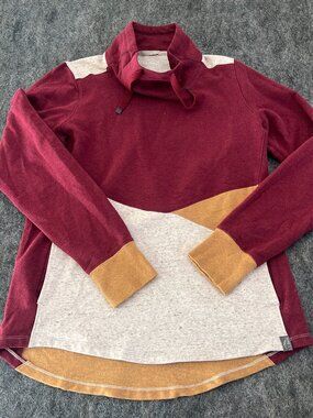 Women's L.L.Bean Cozy Mixed-Knit Pullover, Colorblock Medium Regular